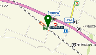 播磨高岡の地図画像