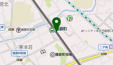 播磨町の地図画像
