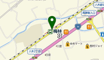 梅林(広島県)の地図画像