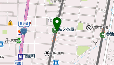 萩ノ茶屋の地図画像