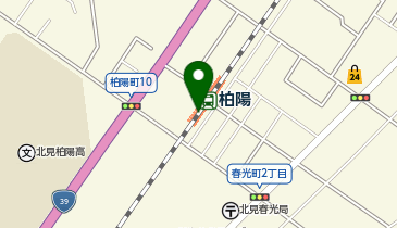 柏陽の地図画像