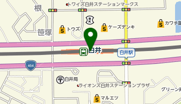 白井の地図画像