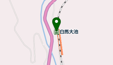 白馬大池の地図画像