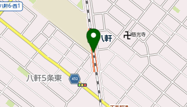 八軒の地図画像