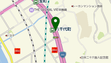 八千代町の地図画像