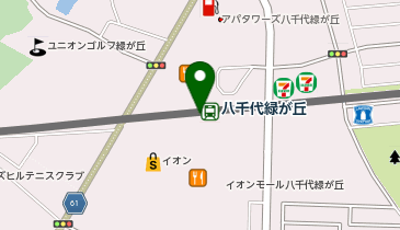 八千代緑が丘の地図画像