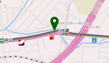 八代通の地図画像