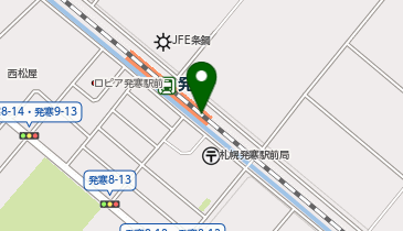 発寒の地図画像