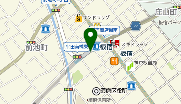 板宿の地図画像