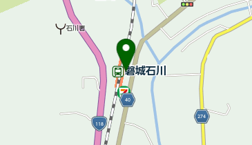 磐城石川の地図画像