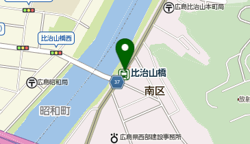 比治山橋の地図画像