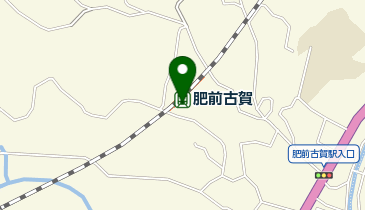 肥前古賀の地図画像