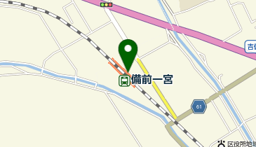 備前一宮の地図画像