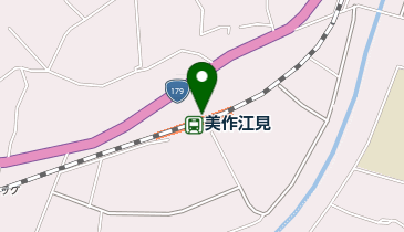 美作江見の地図画像