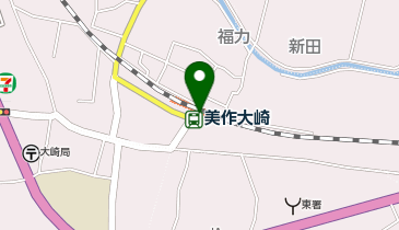 美作大崎の地図画像