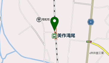 美作滝尾の地図画像