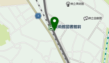 美術館図書館前の地図画像
