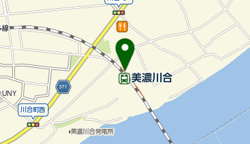 美濃川合の地図画像
