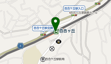 百合ヶ丘の地図画像