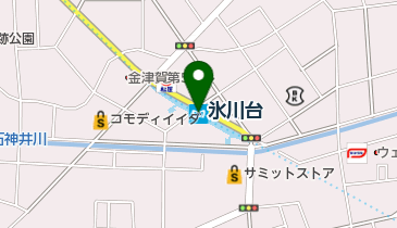 氷川台の地図画像