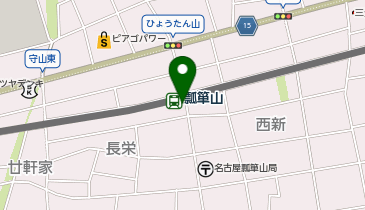 瓢箪山(愛知県)の地図画像