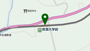 常葉大学前の地図画像