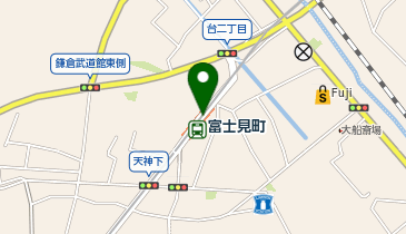 富士見町(神奈川県)の地図画像