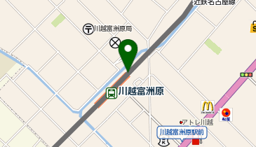 川越富洲原の地図画像