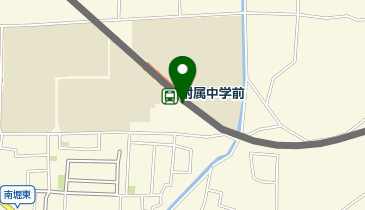 附属中学前の地図画像