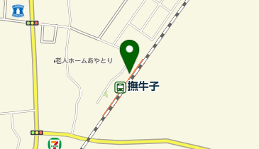 撫牛子の地図画像