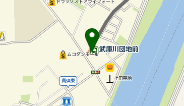 武庫川団地前の地図画像