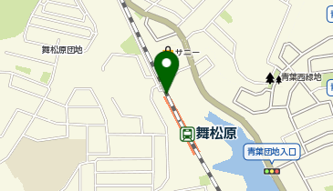 舞松原の地図画像
