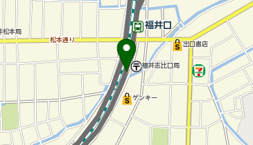 福井口の地図画像