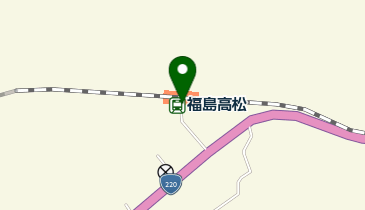 福島高松の地図画像