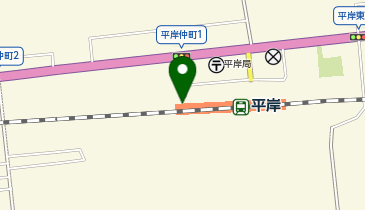 平岸(根室本線)の地図画像