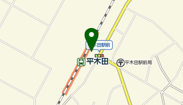 平木田の地図画像