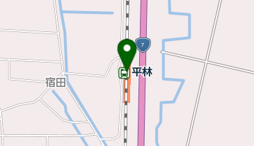 平林(新潟県)の地図画像