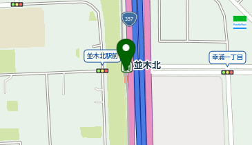 並木北の地図画像