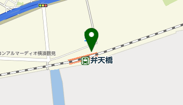 弁天橋の地図画像