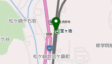 宝ヶ池の地図画像