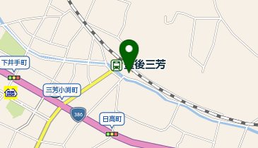 豊後三芳の地図画像