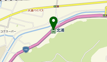 北浦(高知県)の地図画像