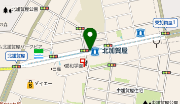 北加賀屋の地図画像