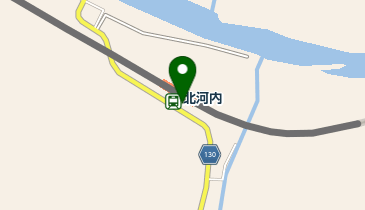 北河内(山口県)の地図画像