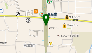 北花田の地図画像