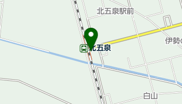 北五泉の地図画像