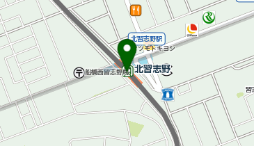 北習志野の地図画像