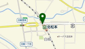 北松本の地図画像