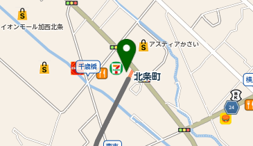 北条町の地図画像