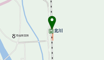 北川の地図画像